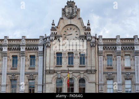 Ayuntamiento oder Casa Consistorial, Rathaus. Santander. Stockfoto