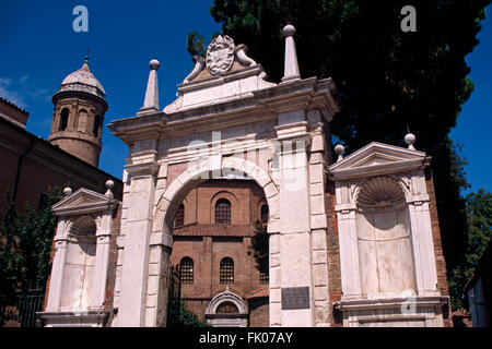 Italien, Emilia Romagna, Ravenna, San Vitale Basilika Stockfoto