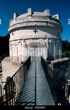 Italien, Emilia Romagna, Ravenna, Mausoleo di Teodorico, Mausoleum des Theoderich Stockfoto