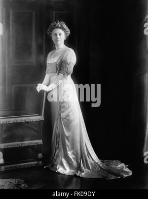 Helen Herron Taft, First Lady und Ehefrau von US-Präsident Howard Taft, Portrait, ca. 1910's.jpg Stockfoto