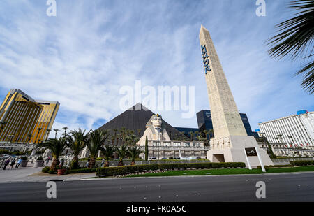 Luxor Hotel & Casino, Las Vegas Stockfoto