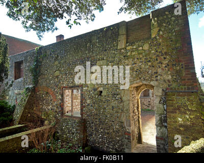 Wilmington Priory in East Sussex, England Stockfoto