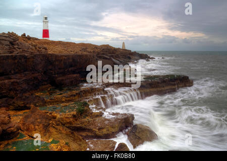 Portland Bill Lighthouse, Isle of Portland, Dorset, England, UK Stockfoto