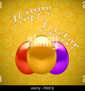 Farbige Ostereier Stock Vektor
