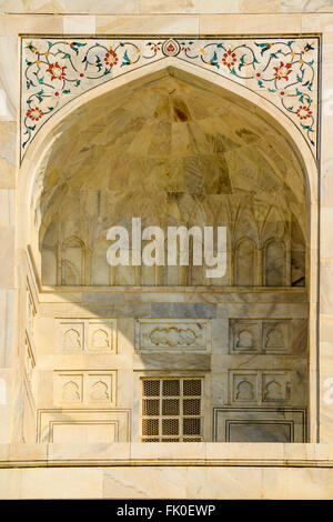 Taj Mahal, Agra, Uttar Pradesh, Indien, Asien, UNESCO-Weltkulturerbe Stockfoto