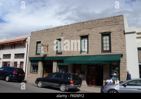 Jennie es Ort ehemaligen Bordell Jerome Geisterstadt Nellie Bly Glas Rohr Shop Stockfoto