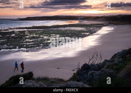 Rücken-Strand in Torquay, Victoria, Australien Stockfoto