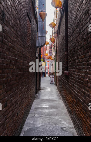 Fan Tan Alley in Victoria, British Columbia, Kanada auf Vancouver Island Stockfoto