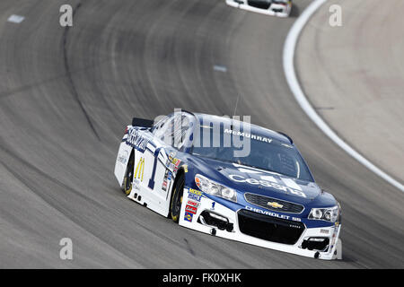 Las Vegas, NV, USA. 3. März 2016. Las Vegas, NV - 3. März 2016: Jamie McMurray (1) Verfahren für die Kobalt-400 auf dem Las Vegas Motor Speedway in Las Vegas, NV. Bildnachweis: Csm/Alamy Live-Nachrichten Stockfoto
