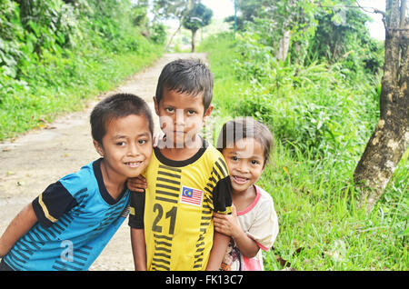 Kinder Bawean Insel Stockfoto