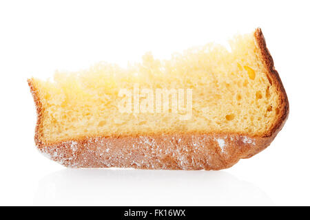 Pandoro, Weihnachtskuchen Teil mit Puderzucker Stockfoto