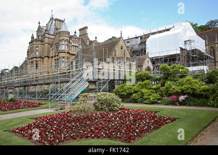 Tyntesfield House während Renovierungsarbeiten. National Trust gehört Herrenhaus in der Nähe von Bristol in der ITV-Serie Dr Thorne featured Stockfoto