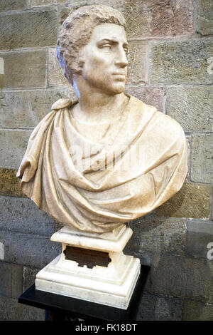 Brutus von Michelangelo Buonarrotti (1475-1564) Marmor Museo Nazionale del Bargello - Florenz, Italien Stockfoto