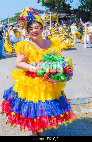 Teilnehmer der Karneval von Barranquilla in Barranquilla, Kolumbien Stockfoto