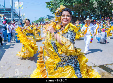 Teilnehmer der Karneval von Barranquilla in Barranquilla, Kolumbien Stockfoto