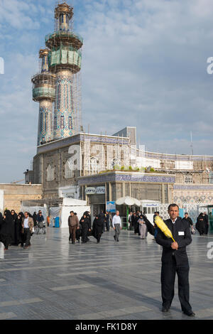 Rund um den Schrein Komplex. Haram-e Razavi. Mashhad. Iran. Stockfoto