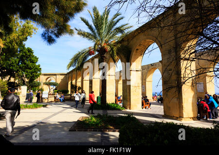 Upper Barrakka Gardens, Valletta, Malta Stockfoto