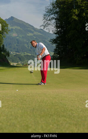 Grand Tirolia Golf & Skigebiet. Kitzbühel. Österreich. Europa Stockfoto