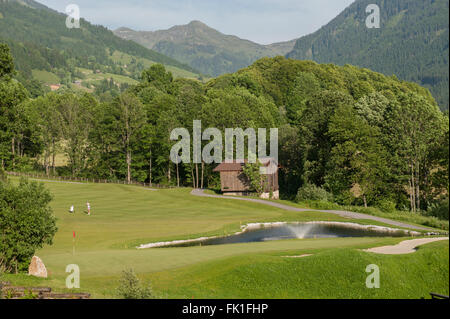 Grand Tirolia Golf & Skigebiet. Kitzbühel. Österreich. Europa Stockfoto