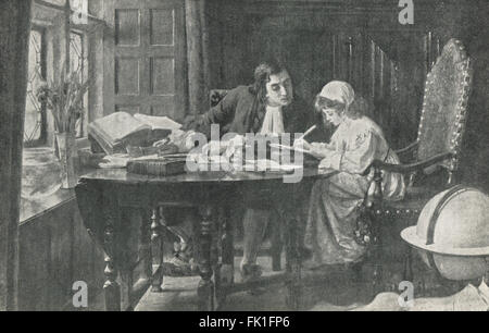 Jonathan Swift Erziehung Esther Johnson AKA Stella Stockfoto