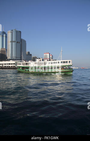 Star Ferry in Victoria harbour Hong kong Stockfoto