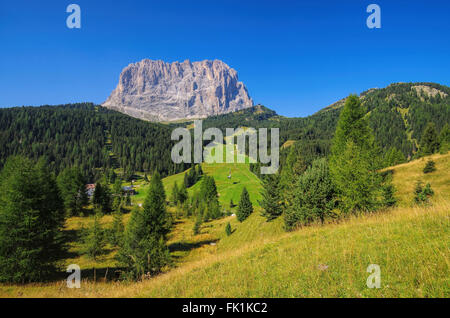 Langkofel in Den Italienischen Dolomiten - Berge Langkofel in den italienischen Dolomiten Stockfoto