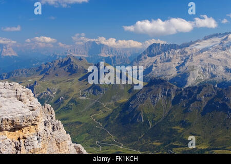 Marmolata in Den Italienischen Dolomiten - Marmolada Berg in italienischen Dolomiten Stockfoto