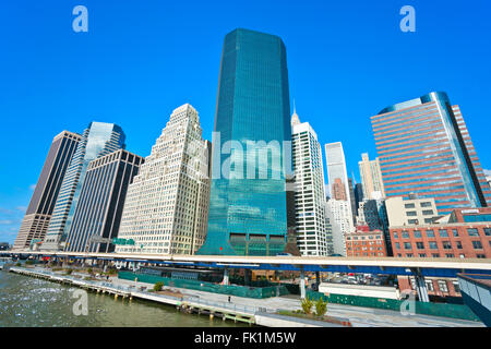 Luftaufnahme von Manhattan, New York City. USA. Stockfoto