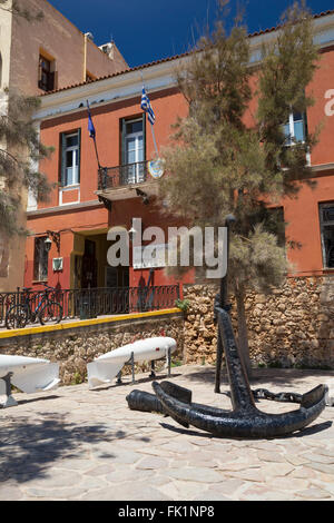 Das Meeresmuseum in Chania, Crete, Griechenland. Stockfoto