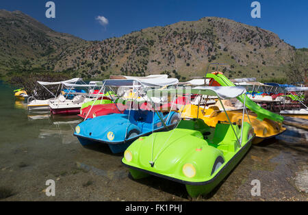 Kournas See, Kreta, Griechenland Stockfoto