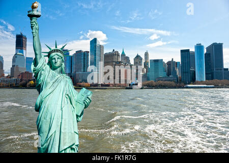 Blick auf Manhattan, New York City. USA. Stockfoto