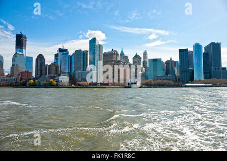 Blick auf Manhattan, New York City. USA. Stockfoto