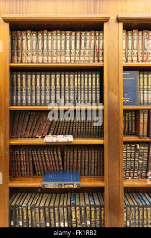 Israel, Jerusalem, Gebetsbücher bei der kotel Stockfoto