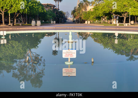 Bea Evenson Fountain. Balboa Park, San Diego, Kalifornien, USA. Stockfoto