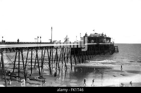 Hastings Pier und Pavillion 1901 Stockfoto