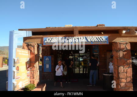 Srdona Crystal Vortez-Shop in Sedona, Arizona Stockfoto