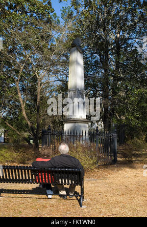 Denkmal Platz Camden South Carolina Stockfoto