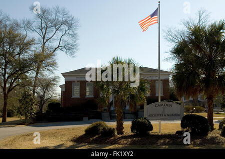 Camden Archive & Museum Südcarolina USA Stockfoto