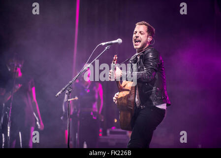 Manchester, UK. 5. März 2016. James Morrison führt at The Apollo, Manchester auf seiner UK-tour 03.05.2016 Credit: Gary Mather/Alamy Live News Stockfoto