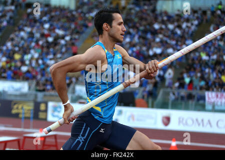 Rom, Italien - Juni 06: Kostas Fillipidis bei der IAAF Golden Gala im Stadio Olimpico. Stockfoto