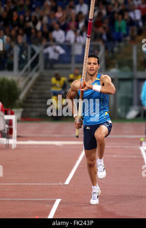 Rom, Italien - Juni 06: Kostas Fillipidis bei der IAAF Golden Gala im Stadio Olimpico. Stockfoto