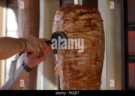 Döner, Kebap, Döner. Stockfoto