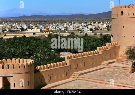 Das Fort in Nakhal; Sultanat von Oman Stockfoto