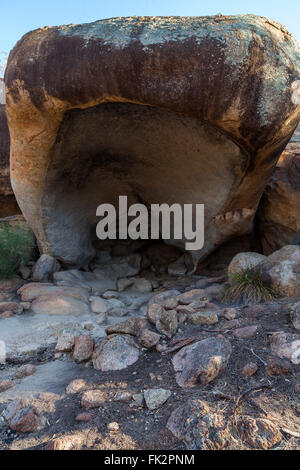 Hippo es Gähnen Rock in Westaustralien. Stockfoto