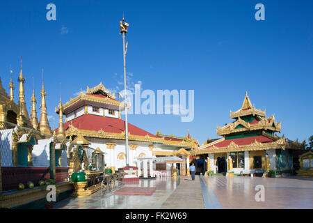 Asien, Südostasien, Myanmar, Mawlamyine Kyaik Tan Lan Pagode Stockfoto