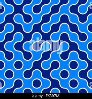 Ornament Muster Labyrinth nahtlos Stockfoto