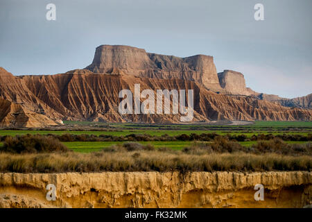 Bardenas Reales in Navarra. Spanien Stockfoto