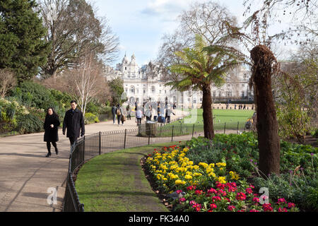 St James Park in London im Frühjahr, London UK Stockfoto