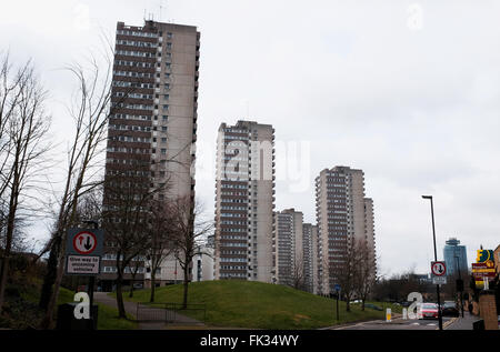 Brentford Türme Immobilien in Hounslow Bezirk West London UK Stockfoto