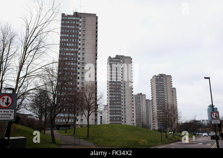 Brentford Türme Immobilien in Hounslow Bezirk West London UK Stockfoto